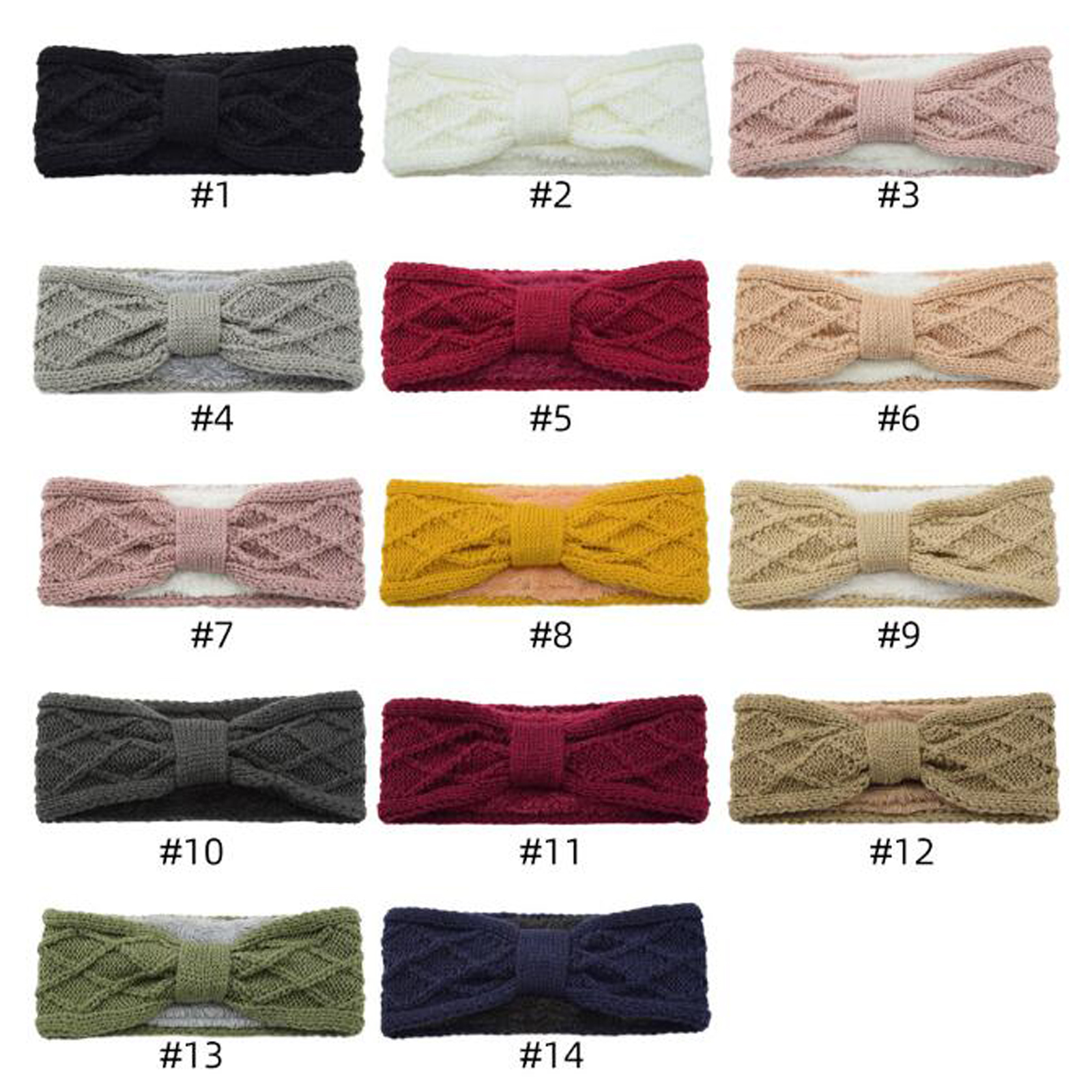 Fashion Women Headwear Warm Knitted Turban Winter Fuzzy Fleece Lined Bandanas Casual Hair Accessories, Mixed color
Fashion Women Headwear Warm Knitted Turban Winter Fuzzy Fleece Lined Bandanas Casual Hair Accessories, Mixed color