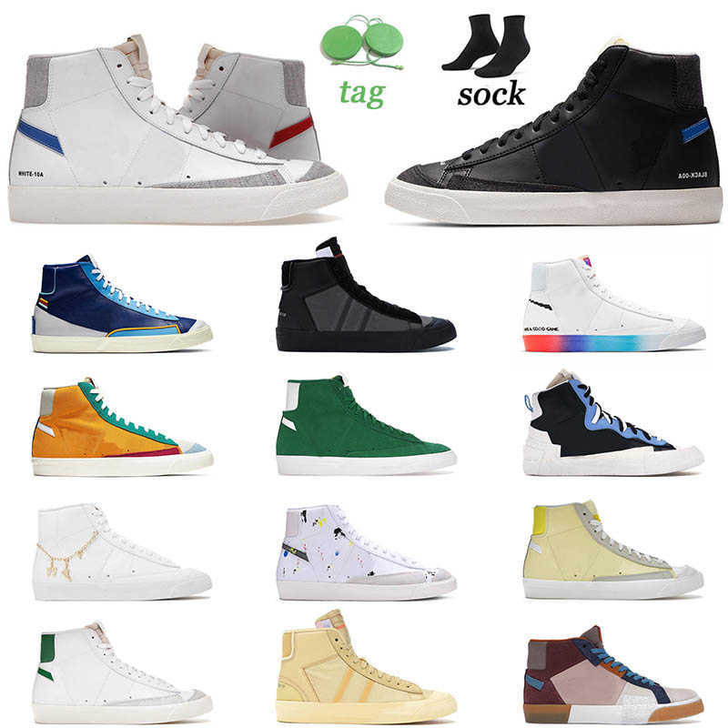 Classic Blazer Mid 77 Running Shoes Women Men Raygun Vintage Pine Green Black Pendants Mosaic Green Bicycle Yellow Size 36-45 Popcorn Sports 9YYX
Classic Blazer Mid 77 Running Shoes Women Men Raygun Vintage Pine Green Black Pendants Mosaic Green Bicycle Yellow Size 36-45 Popcorn Sports 9YYX
