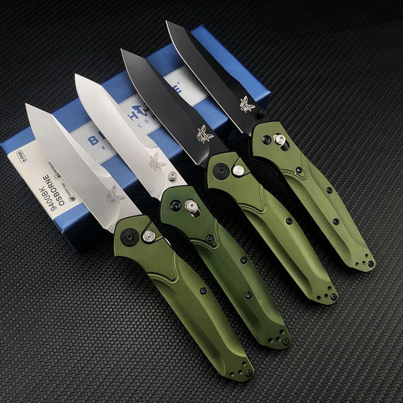 Benchmade 9400 940 Osborne OTF AUTO Folding Knife 3.4'' S30V Satin Plain Blade Green 6061-T6 Aluminum Alloy Handles Knives
Benchmade 9400 940 Osborne OTF AUTO Folding Knife 3.4'' S30V Satin Plain Blade Green 6061-T6 Aluminum Alloy Handles Knives