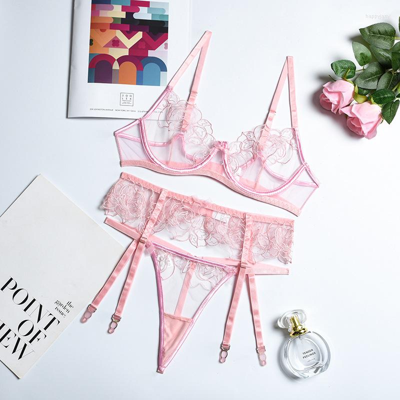 Bras Sets Women Sexy Lace Floral Embroidery Underwear Perspective Erotic Costumes Garters Sensual Lingerie Exotic See-through Bra, White
Bras Sets Women Sexy Lace Floral Embroidery Underwear Perspective Erotic Costumes Garters Sensual Lingerie Exotic See-through Bra, White