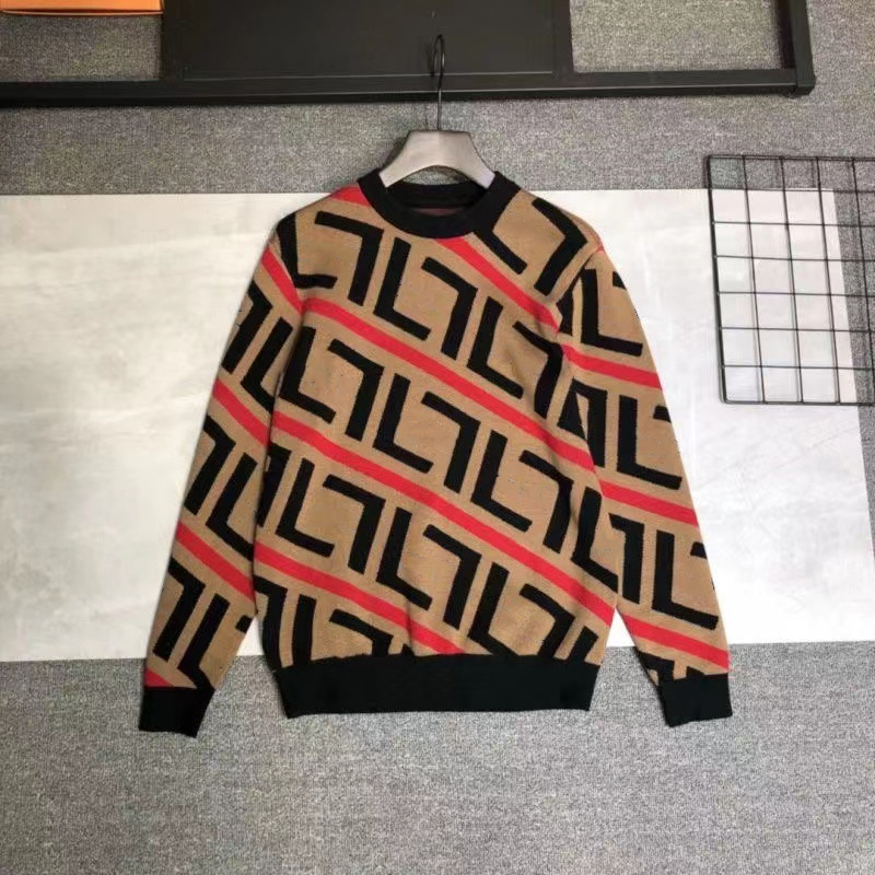 Designer Retro Women's Knits Long Sleeve Round Neck Sweater Luxury Quality Large Letter Logo Fashion Autumn and Winter Wear Tops