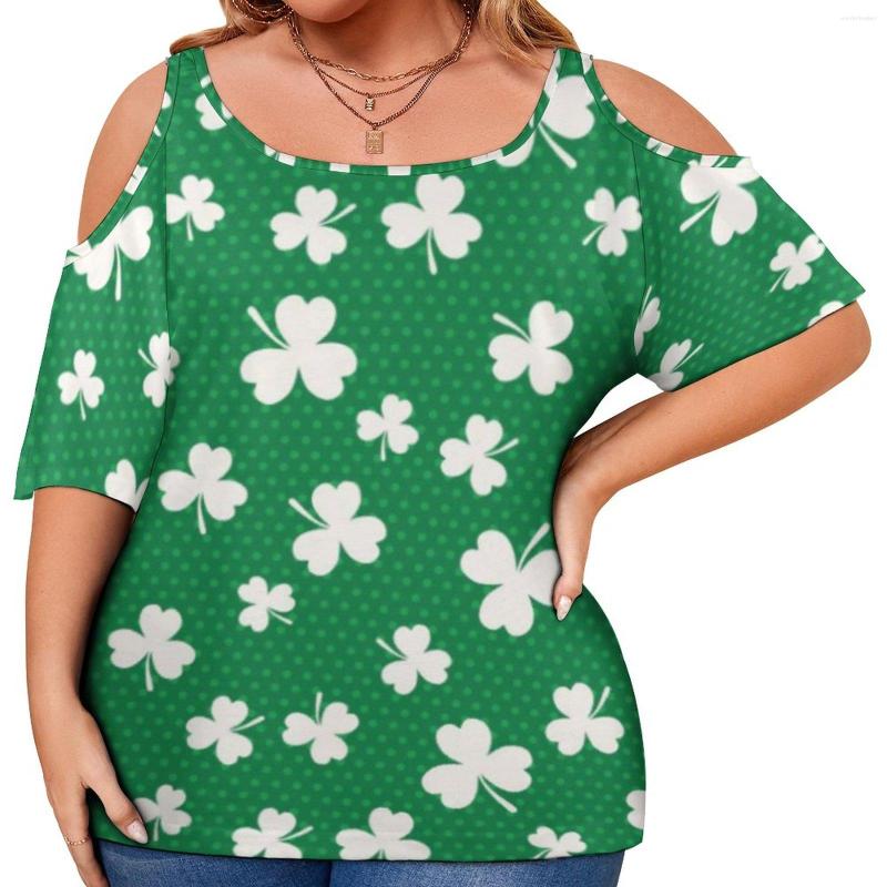 Shirt Shamrock Pattern St Patricks Day Korean Fashion Short Sleeve Cute Tees Sexy Plus Size Graphic Tops Gift, Style-1
Shirt Shamrock Pattern St Patricks Day Korean Fashion Short Sleeve Cute Tees Sexy Plus Size Graphic Tops Gift, Style-1