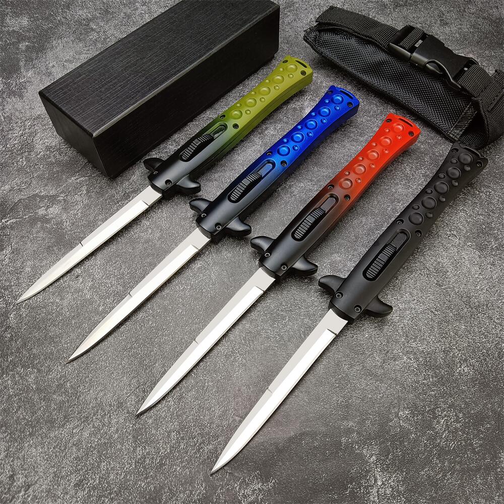 4Models 11 Inch Italian mafia Automatic knife Fishknife Double action Tactical 440C Blade Alloy Handle self-defense EDC Hunting Pocket knives 9 10 13 Inch Auto Tools
4Models 11 Inch Italian mafia Automatic knife Fishknife Double action Tactical 440C Blade Alloy Handle self-defense EDC Hunting Pocket knives 9 10 13 Inch Auto Tools