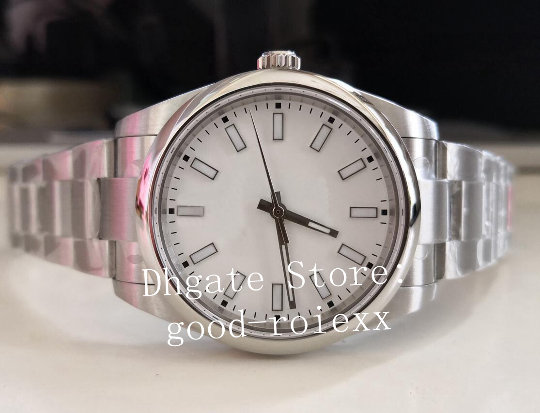 9 Style 39MM Men Watch Men's Watches Automatic Asia 2813 Movement BP Sapphire Crystal BPF Steel Black Blue White 41mm Super Lumed factory 21600 Vph/Hz Wristwatches, Box
9 Style 39MM Men Watch Men's Watches Automatic Asia 2813 Movement BP Sapphire Crystal BPF Steel Black Blue White 41mm Super Lumed factory 21600 Vph/Hz Wristwatches, Box