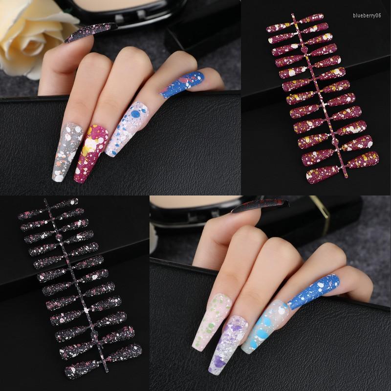 False Nails 24pcs/set T Style Long Ballet Nail Matte Patch Christmas Snow Rain Wearing Removable Fake, 04
False Nails 24pcs/set T Style Long Ballet Nail Matte Patch Christmas Snow Rain Wearing Removable Fake, 04