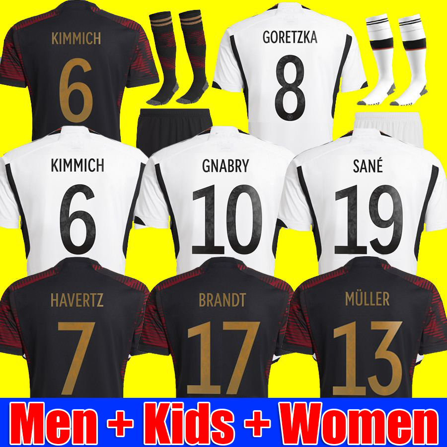 3xl 4xl 2022 GNABRY SANE soccer jerseyS Fans KROOS DRAXLER REUS HUMMELS MULLER GOTZE world Cup football shirt germanies men kids kit 22 23 women, Women away
3xl 4xl 2022 GNABRY SANE soccer jerseyS Fans KROOS DRAXLER REUS HUMMELS MULLER GOTZE world Cup football shirt germanies men kids kit 22 23 women, Women away