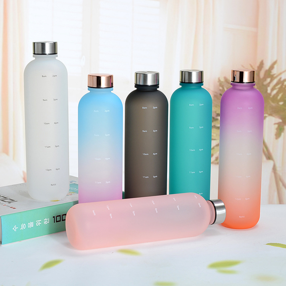 1L Water Bottle With Time Marker 32 OZ Motivational Reusable Fitness Sports Outdoors Travel Leakproof BPA Free Frosted Plastic, Like picture
1L Water Bottle With Time Marker 32 OZ Motivational Reusable Fitness Sports Outdoors Travel Leakproof BPA Free Frosted Plastic, Like picture