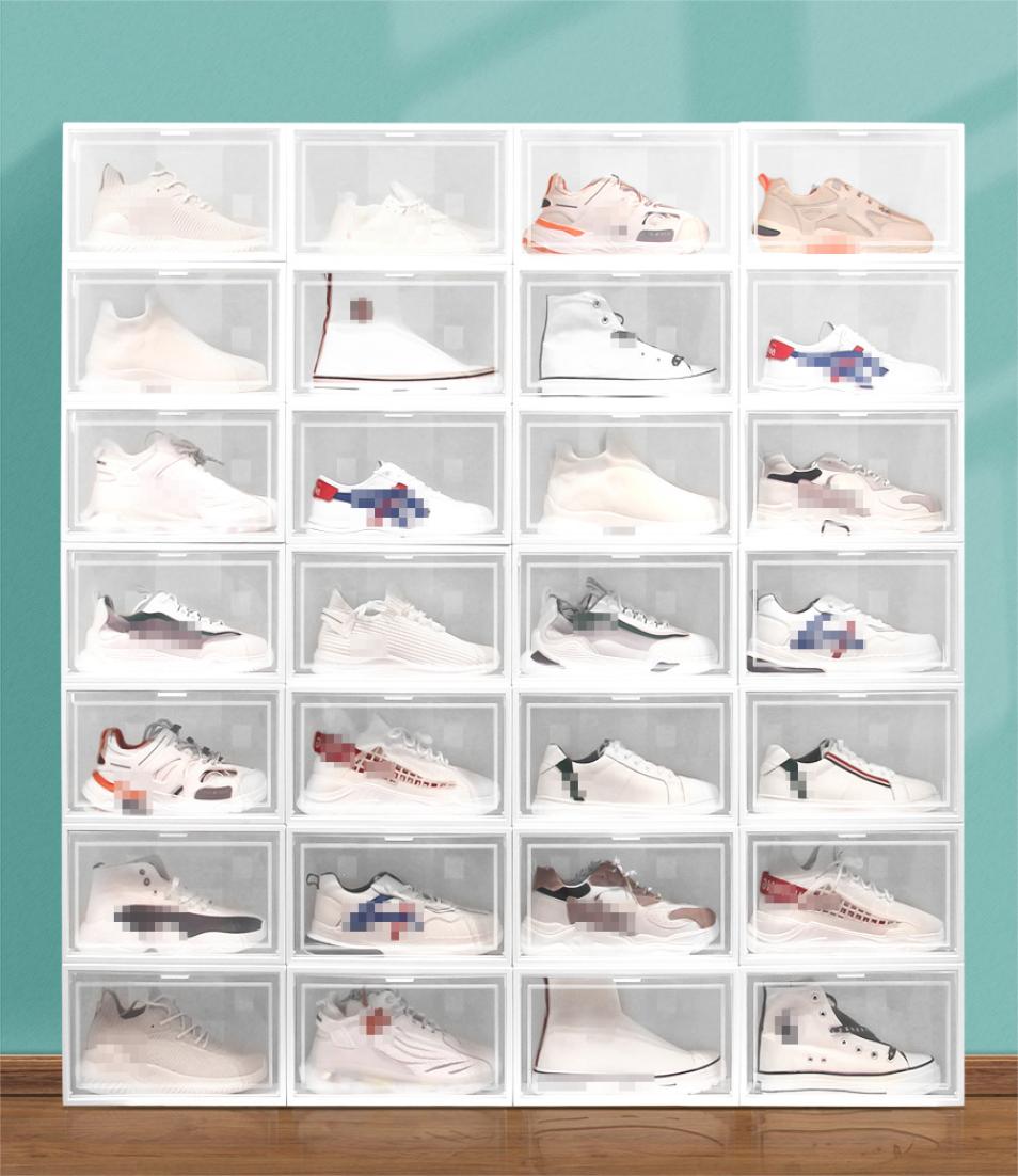 Multicolor Clear Shoe Box Foldable Storage Plastic Transparent Home Organizer Stackable Display Superimposed Combination Shoes Con1528782, As picture
Multicolor Clear Shoe Box Foldable Storage Plastic Transparent Home Organizer Stackable Display Superimposed Combination Shoes Con1528782, As picture