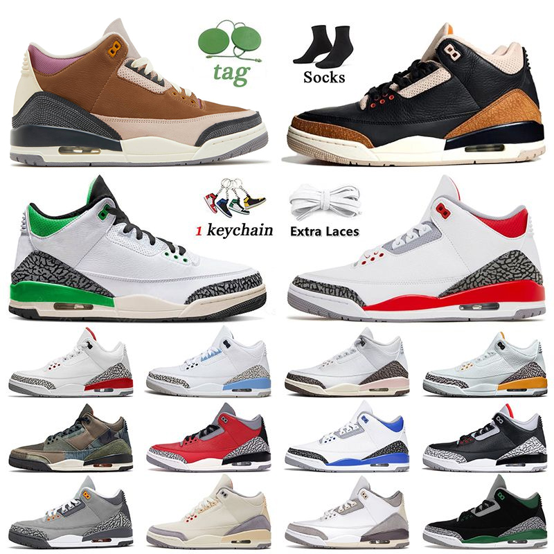 3s Fire Red Women Mens Jumpman Basketball Shoes 3 Archaeo Brown Pine Green Desert Elephant A Ma Maniere Patchwork Camo Black Cement UNC Trainers Sports Sneakers, D20 36-40
3s Fire Red Women Mens Jumpman Basketball Shoes 3 Archaeo Brown Pine Green Desert Elephant A Ma Maniere Patchwork Camo Black Cement UNC Trainers Sports Sneakers, D20 36-40