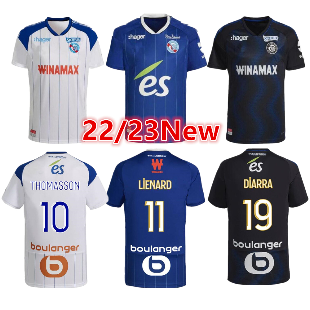 22 23 RC Strasbourg Alsace soccer jerseys Gameiro AJORQUE maillot de foot home away 3rd 2022 2023 THOMASSON LiENARD DIARRA Diallo DJIKU DELAINE AHOLOU football shirt, Black
22 23 RC Strasbourg Alsace soccer jerseys Gameiro AJORQUE maillot de foot home away 3rd 2022 2023 THOMASSON LiENARD DIARRA Diallo DJIKU DELAINE AHOLOU football shirt, Black