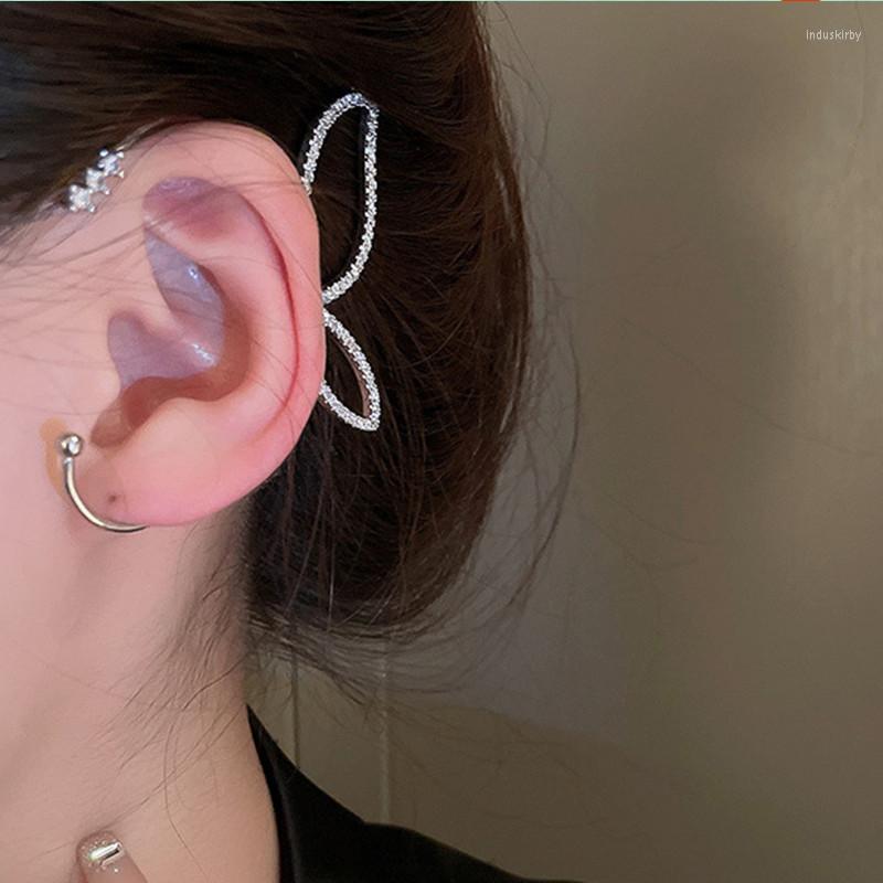 Backs Earrings Korean Delicate Zircon Butterly Clip For Women Elegant Ear Cuff No Piercing Cartilage Hook Jewelry Accessories Gift
Backs Earrings Korean Delicate Zircon Butterly Clip For Women Elegant Ear Cuff No Piercing Cartilage Hook Jewelry Accessories Gift