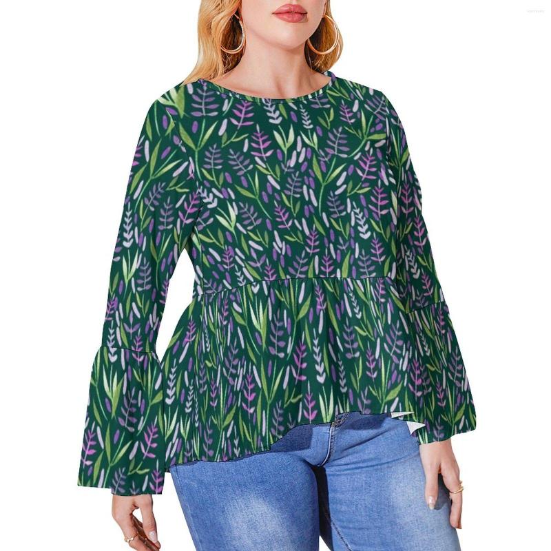 Shirt Purple And Pink Lavender T Shirts Green Leaves Streetwear Long-Sleeve Modern Tee Ruffled Print Tops Plus Size 5XL, Style-11
Shirt Purple And Pink Lavender T Shirts Green Leaves Streetwear Long-Sleeve Modern Tee Ruffled Print Tops Plus Size 5XL, Style-11