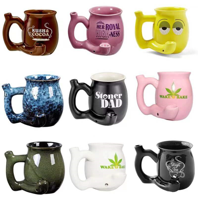 Ceramic Smoking Tobacco Pipe Mug Multifunction Roast and Toast All In One Coffee Tea Cup wake and bake mugs
Ceramic Smoking Tobacco Pipe Mug Multifunction Roast and Toast All In One Coffee Tea Cup wake and bake mugs