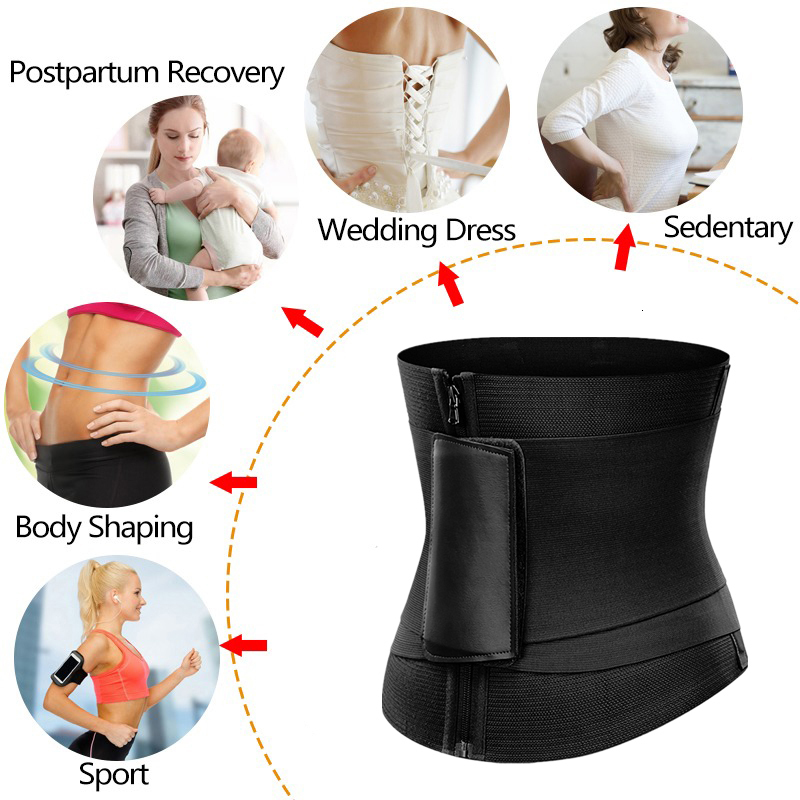 Slimming Belt Fajas Colombianas Waist Trainer Women Hourglass Girdle Cincher Corset Weight Loss Body Shaper Sports Shapewear 221019