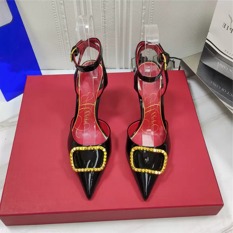 Rivet Series High-heeled Sandals Patent Leather Pointed Calfskin Single Womens Shoes Size 35-41 Valentinoe''Valentinoity iLY, Blue
Rivet Series High-heeled Sandals Patent Leather Pointed Calfskin Single Womens Shoes Size 35-41 Valentinoe''Valentinoity iLY, Blue