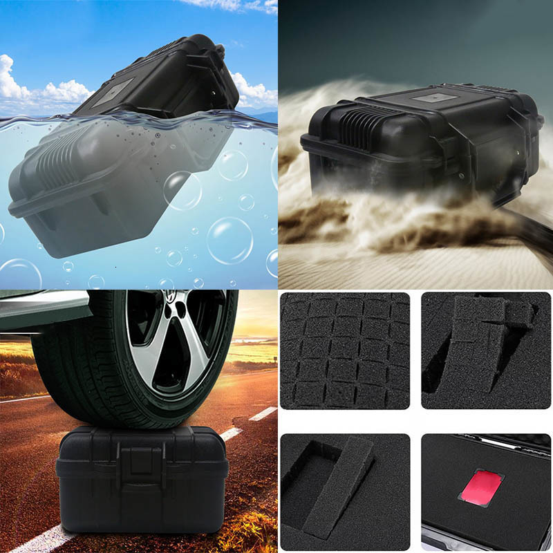 Tool Box Safety Instrument Protective Waterproof Shockproof box Sealed Case Impact Resistant Suitcase With Sponge 2211117178030