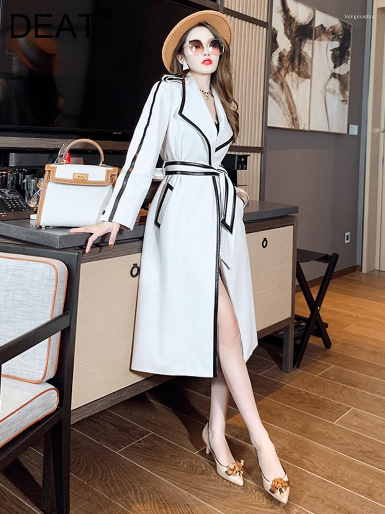 Women' Trench Coats Woman Coat Color Block Notched With Belt Elegant Full Sleeve High Street Jacket 2022 Autumn Fashion 15194, Apricot trench coat
Women' Trench Coats Woman Coat Color Block Notched With Belt Elegant Full Sleeve High Street Jacket 2022 Autumn Fashion 15194, Apricot trench coat