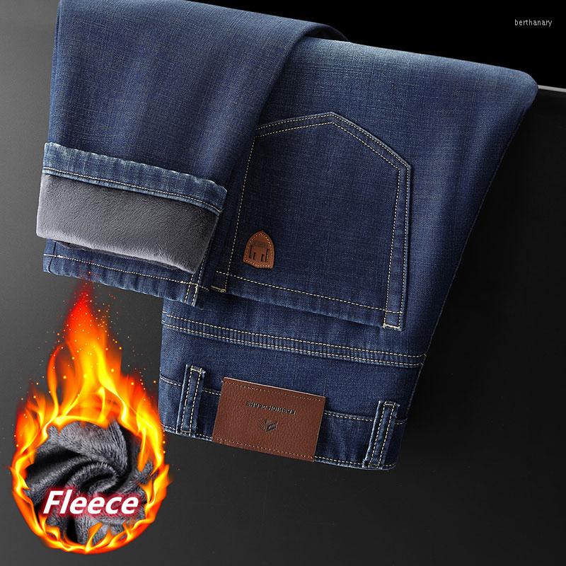 Men's Jeans Winter Brand Classic Business Wear Men's Denim Fleece Thick Warm Fit Straight High Waist Stretch Trousers, Black
Men's Jeans Winter Brand Classic Business Wear Men's Denim Fleece Thick Warm Fit Straight High Waist Stretch Trousers, Black