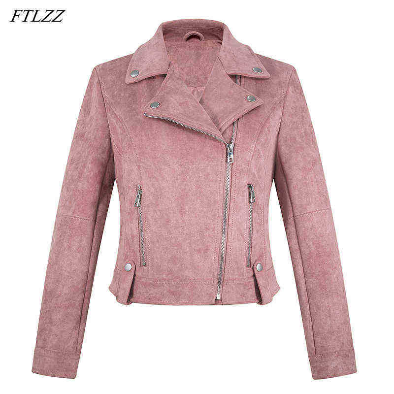 Ftlzz New Autumn Women Faux Suede Leather Short Jacket Streetwear Moto Biker Female Zipper Lapel Jacket Slim Fit Tops Outfit J220727, Auburn
Ftlzz New Autumn Women Faux Suede Leather Short Jacket Streetwear Moto Biker Female Zipper Lapel Jacket Slim Fit Tops Outfit J220727, Auburn