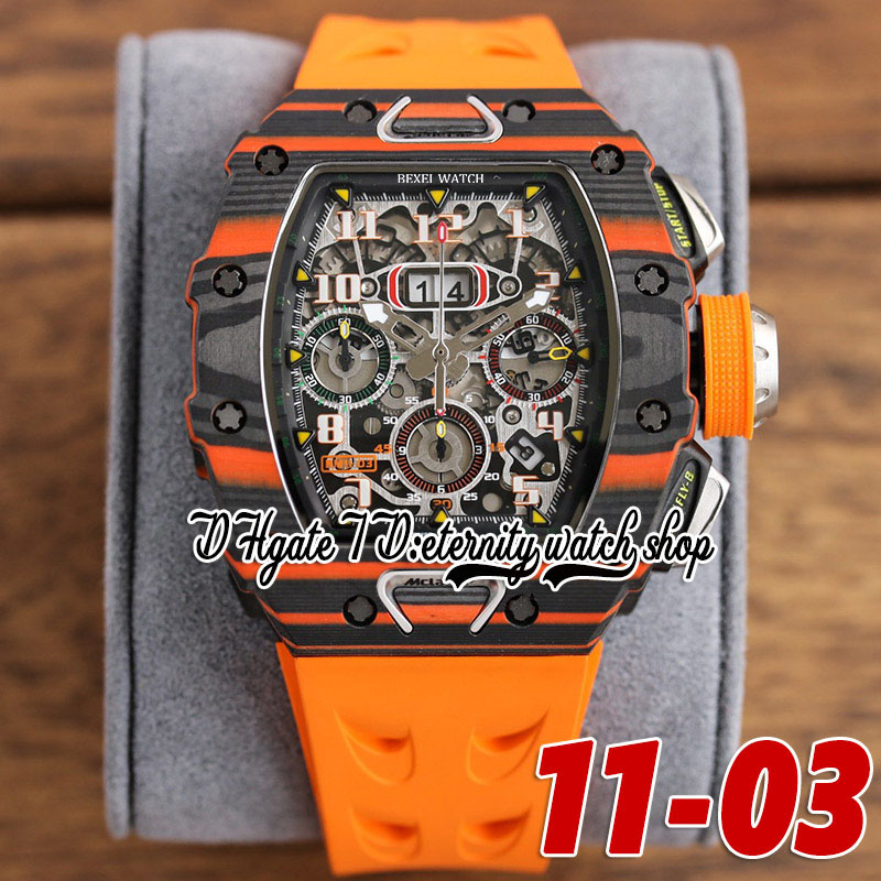 Z Latest zfc11-03 Mens Watch A7750 Chronograph Automatic Orange Black NTPT Carbon Fiber Case Skeleton Dial Number Orange Rubber Strap Super Edition eternity Watches, Watch waterproof cost
Z Latest zfc11-03 Mens Watch A7750 Chronograph Automatic Orange Black NTPT Carbon Fiber Case Skeleton Dial Number Orange Rubber Strap Super Edition eternity Watches, Watch waterproof cost