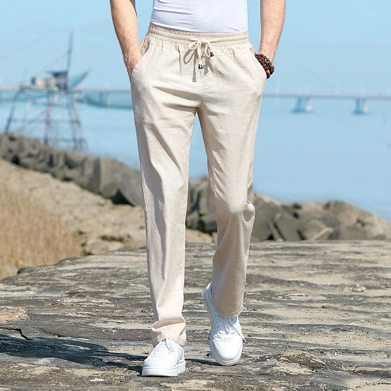 Men' Pants Men Check Flaxon Textured Vintage Male Loose Imitation Cotton Linen Summer Thin Straight Breathable Trousers, Gray
Men' Pants Men Check Flaxon Textured Vintage Male Loose Imitation Cotton Linen Summer Thin Straight Breathable Trousers, Gray