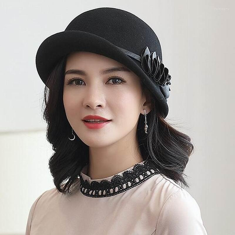 Berets Headwear Lady Banquet Formal Leather Bowknot Ribbon Fedora Hats Women Asymmetric Pure Wool Felt Hat, Black
Berets Headwear Lady Banquet Formal Leather Bowknot Ribbon Fedora Hats Women Asymmetric Pure Wool Felt Hat, Black