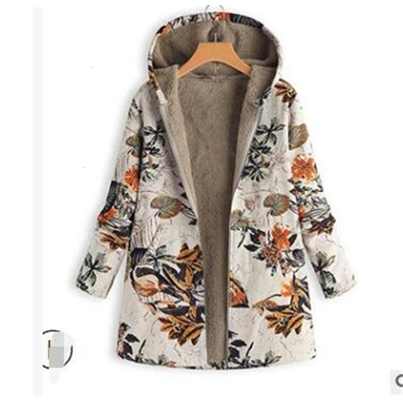 Womens Wool Blends 1pcslot Women Winter Warm Floral Hooded Jacket Flower Print Hoody Vintage fleece print coat 221113
Womens Wool Blends 1pcslot Women Winter Warm Floral Hooded Jacket Flower Print Hoody Vintage fleece print coat 221113