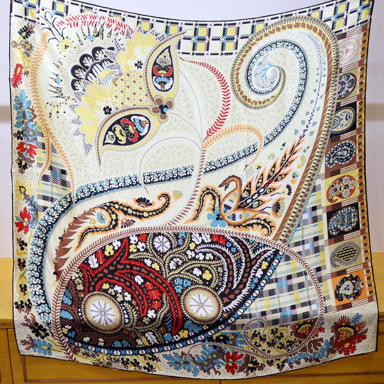 Scarves Paisley Silk Square Mulberry Scarf 110 Hem Satin Designer Edges Brand Big Scarfs Shawl Foulard Femme Large Bandanas Stole
Scarves Paisley Silk Square Mulberry Scarf 110 Hem Satin Designer Edges Brand Big Scarfs Shawl Foulard Femme Large Bandanas Stole
