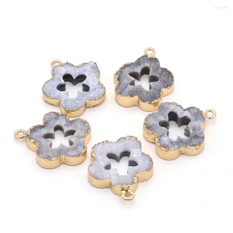 Pendant Necklaces 2pcs/lot Natrual Agates Stone Five-pointed Star Plating Golden Charms For Making DIY Jewerly Necklace Earrings
Pendant Necklaces 2pcs/lot Natrual Agates Stone Five-pointed Star Plating Golden Charms For Making DIY Jewerly Necklace Earrings