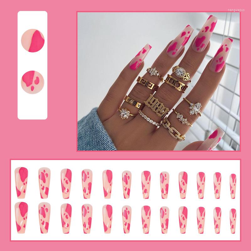 False Nails 24Pcs Fake With Designs Coffin Artificial Tips Detachable French Stick On Art Diy Faux Ongles Nail Tools, B7924-1a
False Nails 24Pcs Fake With Designs Coffin Artificial Tips Detachable French Stick On Art Diy Faux Ongles Nail Tools, B7924-1a