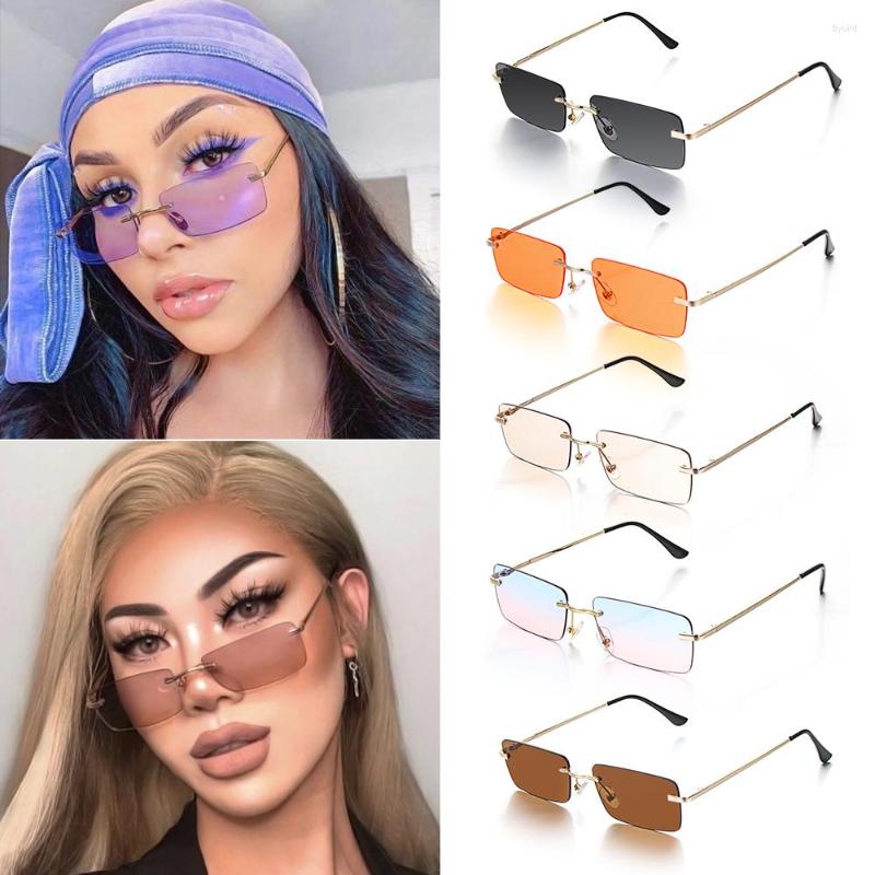 Sunglasses 2022 Retro Women Vintage Rectangle Rimless Gradient Glasses UV400 Shades Cutting Lens Ladies Luxury Design Eyeglasses
Sunglasses 2022 Retro Women Vintage Rectangle Rimless Gradient Glasses UV400 Shades Cutting Lens Ladies Luxury Design Eyeglasses