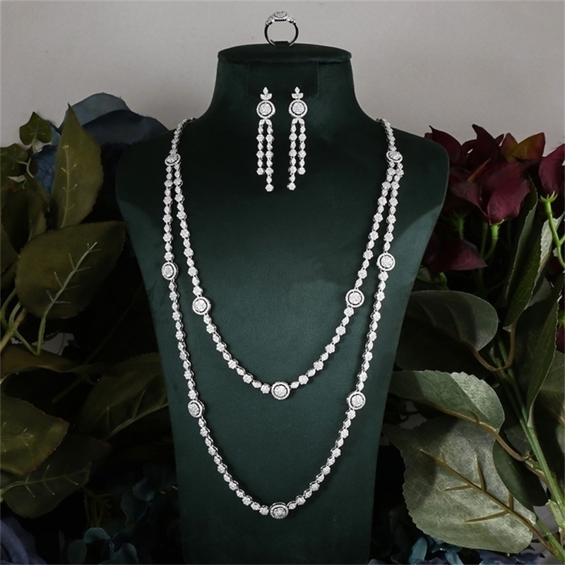 Wedding Jewelry Sets kelly 3pcs Bridal Zirconia Full For Women Party Luxury Dubai Nigeria CZ Crystal necklace sets 221109
Wedding Jewelry Sets kelly 3pcs Bridal Zirconia Full For Women Party Luxury Dubai Nigeria CZ Crystal necklace sets 221109