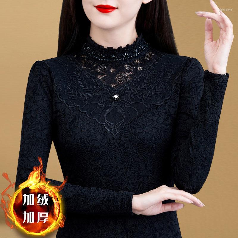 Women's Blouses Black Lace Female Autumn Winter Long-Sleeved Shirt Blouse Women Blusas Ropa De Mujer
Women's Blouses Black Lace Female Autumn Winter Long-Sleeved Shirt Blouse Women Blusas Ropa De Mujer