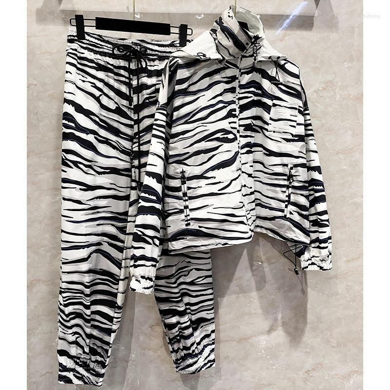 Work Dresses Contrast Tiger Pattern Leggings With A Hat Two Side Coat Sports Windbreaker Suit, Ivory
Work Dresses Contrast Tiger Pattern Leggings With A Hat Two Side Coat Sports Windbreaker Suit, Ivory