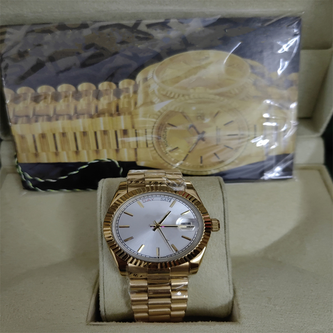 With original box Hot Seller mans Watch Size 41mm Sapphire Glass Wristwatch 2813 Movement Automatic Mechanical Movement watches 2023, Style 5
With original box Hot Seller mans Watch Size 41mm Sapphire Glass Wristwatch 2813 Movement Automatic Mechanical Movement watches 2023, Style 5