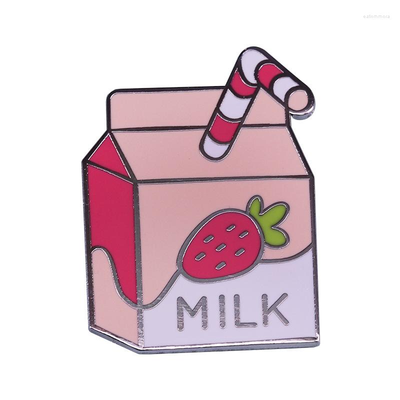 Brooches Strawberry Milk Enamel Pins Collect Creativity Metal Cartoon Brooch Backpack Hat Bag Collar Lapel Badge Fashion Jewelry Gifts
Brooches Strawberry Milk Enamel Pins Collect Creativity Metal Cartoon Brooch Backpack Hat Bag Collar Lapel Badge Fashion Jewelry Gifts