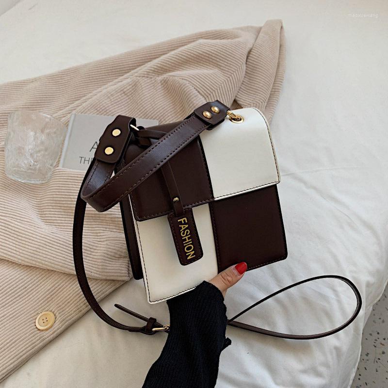 Evening Bags Brand Designer Contrast Color Women's Shoulder Bag Fashion Simple Handbag Small Square Crossbody, Red
Evening Bags Brand Designer Contrast Color Women's Shoulder Bag Fashion Simple Handbag Small Square Crossbody, Red