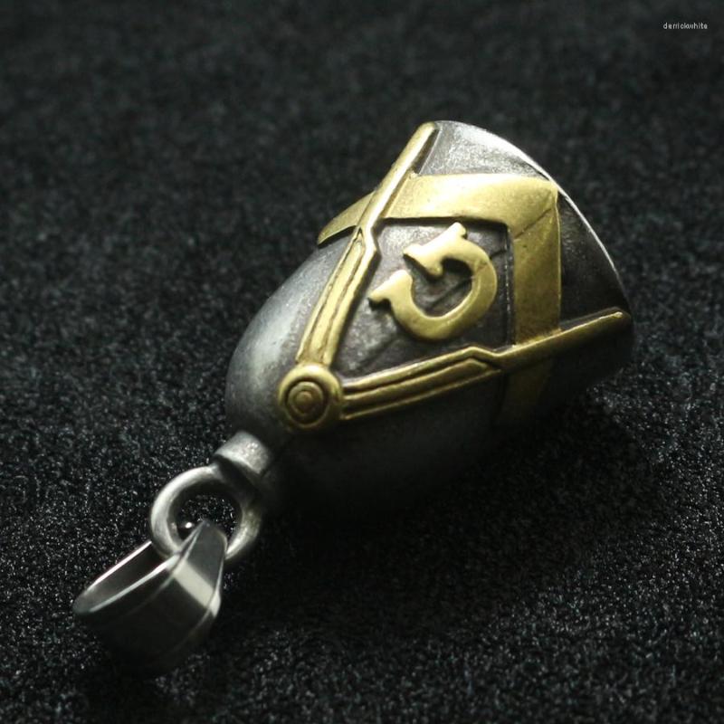 Pendant Necklaces Unisex 316L Stainless Steel Vintage Frosted Freemasons Bell 
Pendant Necklaces Unisex 316L Stainless Steel Vintage Frosted Freemasons Bell