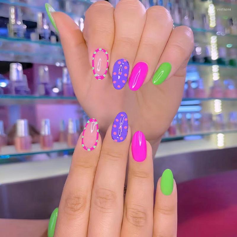 False Nails Summer Colorful Short Round Head Nail Cute Little Kids Pure Color Artificial Fake Press On, W226
False Nails Summer Colorful Short Round Head Nail Cute Little Kids Pure Color Artificial Fake Press On, W226
