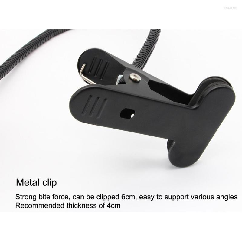 Lamps Table Zerouno Flexible LED Desk Lamp Beside Reading Book Lights USB Power 5 Speed Dimmable Control Clip Lampada ada