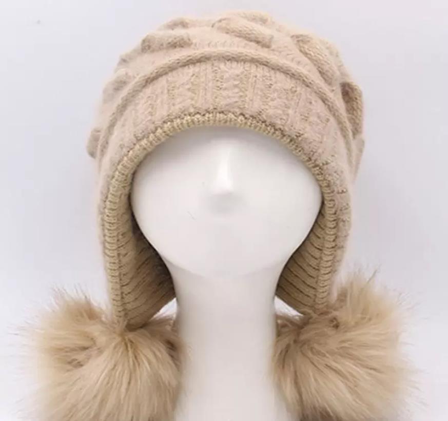 Beanie Winter Pompom Rabbit Fur Hats for Women Ladies Ear Protection Knitted Beanie Cap Thick, Red
Beanie Winter Pompom Rabbit Fur Hats for Women Ladies Ear Protection Knitted Beanie Cap Thick, Red