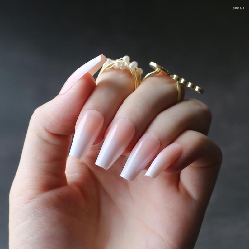 False Nails DIY Salon Art Stiletto Glossy Medium Almond Coffin Pink Nude Ombre French Line Tips Shiny Fake 24pcs, G22
False Nails DIY Salon Art Stiletto Glossy Medium Almond Coffin Pink Nude Ombre French Line Tips Shiny Fake 24pcs, G22