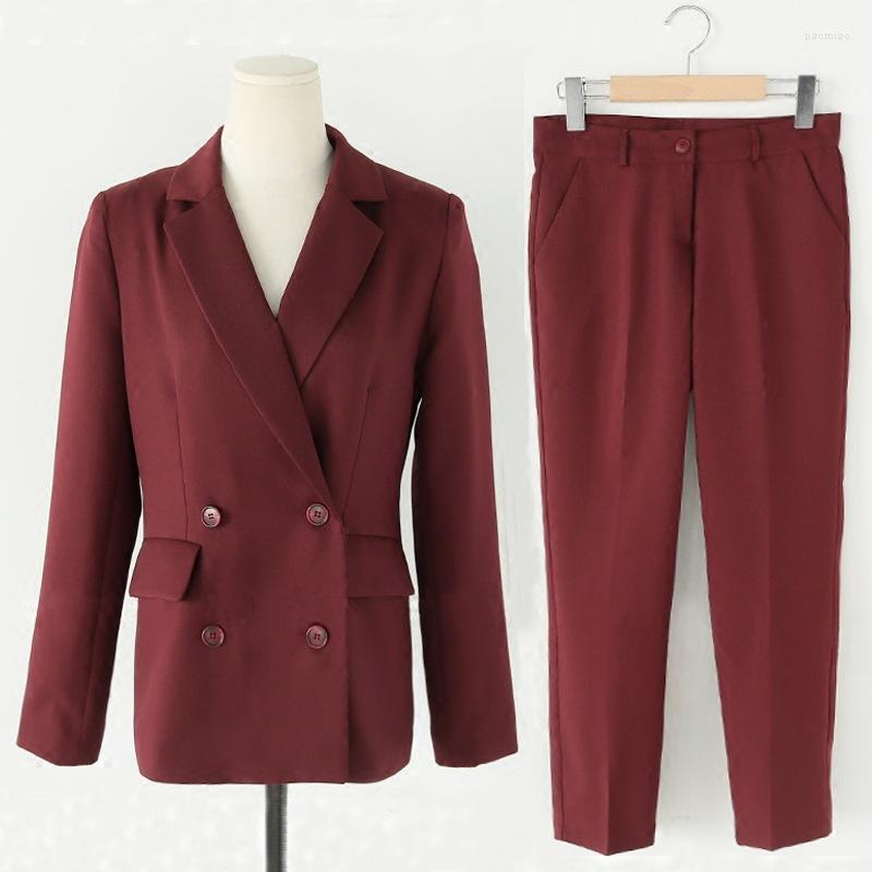 Women' Two Piece Pants Autumn And Winter Women Black / Red Elegant Suit OL White - Collar Beauty Leisure Trousers Pieces Sets
Women' Two Piece Pants Autumn And Winter Women Black / Red Elegant Suit OL White - Collar Beauty Leisure Trousers Pieces Sets