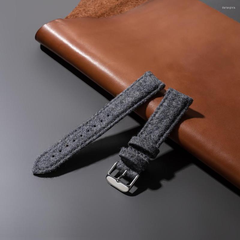 Watch Bands EACHE Tweed Watchband Latest Wool Cloth Genuine Leather Band Straps 18mm 20mm 22mm
Watch Bands EACHE Tweed Watchband Latest Wool Cloth Genuine Leather Band Straps 18mm 20mm 22mm