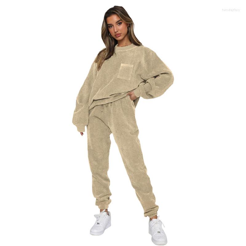Women' Two Piece Pants Women Fleece Tracksuit Hoodie Sets Casual Loose Long Sleeve O-neck Sport Suits Sweatshirts Outfits, Black
Women' Two Piece Pants Women Fleece Tracksuit Hoodie Sets Casual Loose Long Sleeve O-neck Sport Suits Sweatshirts Outfits, Black