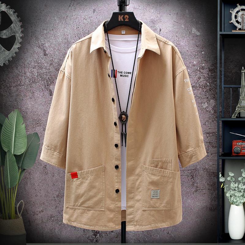 Men's Casual Shirts Top Quality Cotton Military Mens Blouses Fashion Summer Men Loose Short Sleeve Japanese Male Blouse, Gray
Men's Casual Shirts Top Quality Cotton Military Mens Blouses Fashion Summer Men Loose Short Sleeve Japanese Male Blouse, Gray