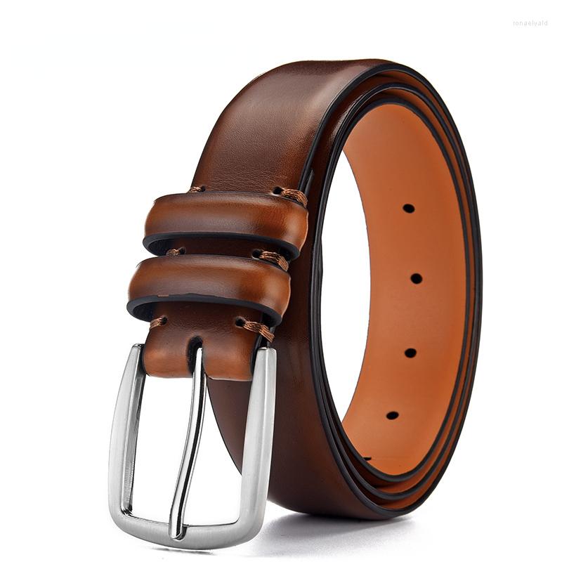 Belts Belt Male Fashion Men's Luxury Designer Cowskin For Jeans Genuine Leather Strap Pin Buckle Cummerbunds Ceinture Homme, Black
Belts Belt Male Fashion Men's Luxury Designer Cowskin For Jeans Genuine Leather Strap Pin Buckle Cummerbunds Ceinture Homme, Black