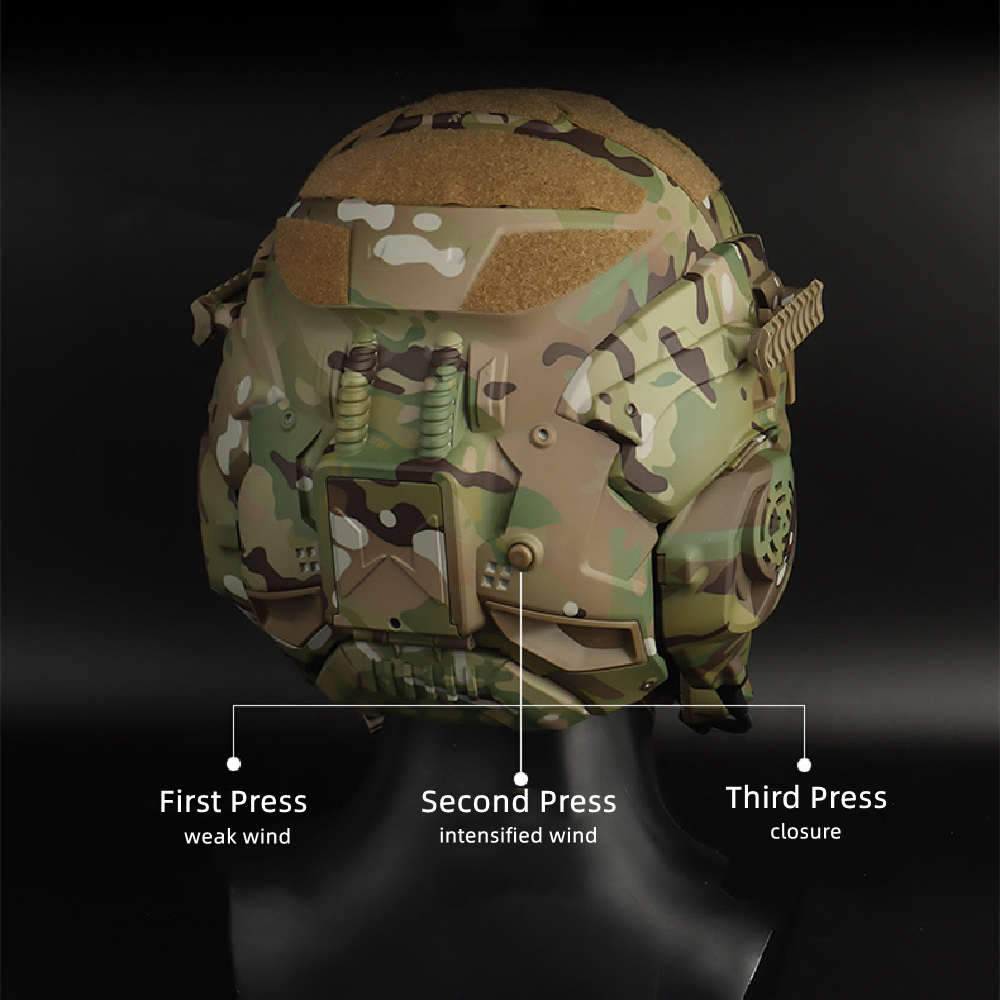 Protective Gear WRonin Assault Tactical Mask with Fast Helmet and Tactical Goggles Airsoft Hunting Motorcycle Paintball Cosplay Pr