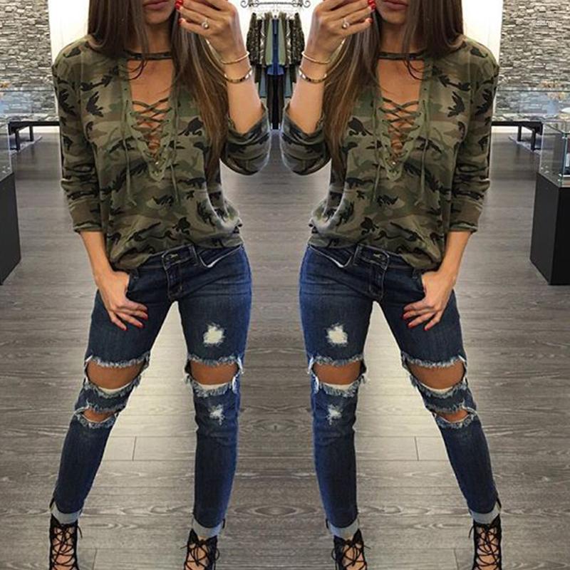 Women' T Shirts Weweya Design V-Neck Sexy Lady Long Sleeve Women Tops Multiple Colour Fit Cotton Camouflage Bandage Shirt -2XL, Green
Women' T Shirts Weweya Design V-Neck Sexy Lady Long Sleeve Women Tops Multiple Colour Fit Cotton Camouflage Bandage Shirt -2XL, Green