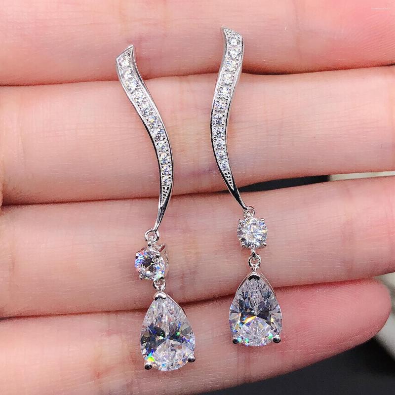 Stud Earrings White Gold Au585 2CT/Piece Pear Shape Diamond For Women Love Promise Anniversary Gift Frever Jewelry
Stud Earrings White Gold Au585 2CT/Piece Pear Shape Diamond For Women Love Promise Anniversary Gift Frever Jewelry